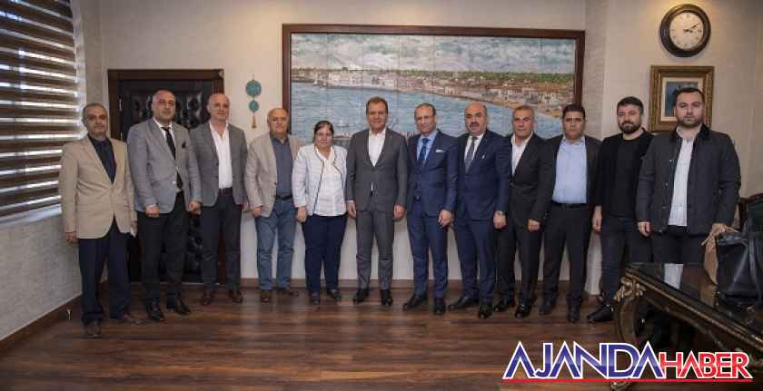 Başkan Seçer, Mtso Başkanı Kızıltan Ve Und Mersin Yönetimi İle Bir Araya Geldi