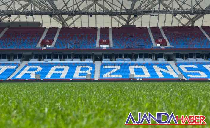 Trabzonspor'un stadyumu yeniden modernize edildi