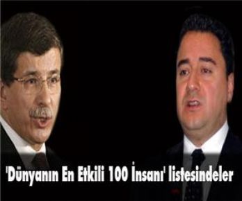 'Dünyanın En Etkili 100 İnsanı' listesindeler 