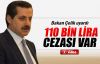 '110 bin lira cezası var'
