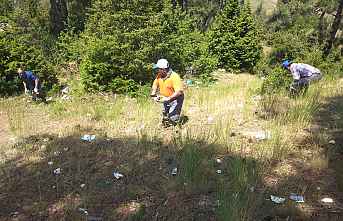 Toroslarda mesire alanları temizleniyor