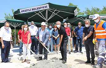 Mezitli Basın Merkezi Temeli Atıldı