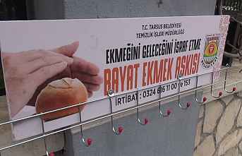 Bayat Ekmek Toplama Askıları yerleştirdi