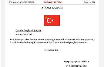 Emniyet Müdürleri Kararnamesi açıklan..