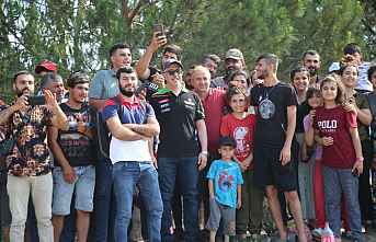 MotoDrag yarışları Akdeniz'de yapıldı