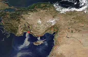 Nasa, Türkiye fotoğrafını yayınladı