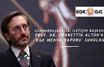 Fahrettin Altun’a KGK medya raporu sunuldu