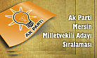 Ak Parti Mersin Aday Listesi