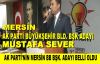 AK PARTİ BÜYÜKŞEHİR BLD. BŞK. ADAYI BELLİ OLDU.