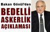 “Bedelliye imkan yok“ 