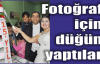 Fotoğraf için düğün yaptılar