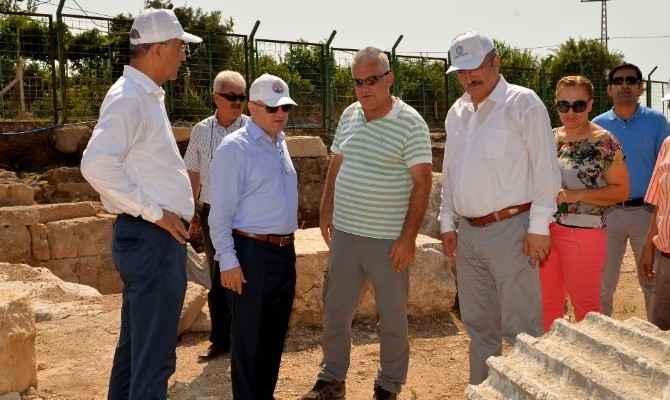 Vali Çakacak Soli Pompeipolis’teki Çalışmaları İnceledi